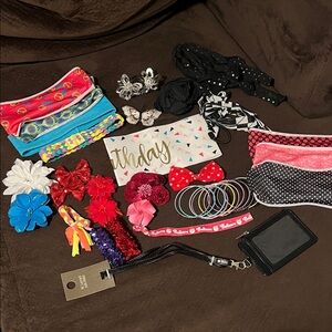 Hair Accessories, Bracelets, Birthday Sash, Lanyard/Wallet